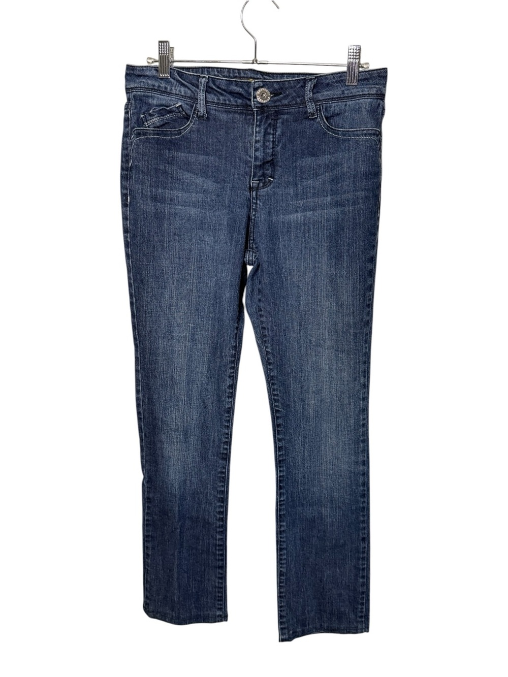 Jordache Dark Wash Straight Leg Jeans Size 4 Denim Blue